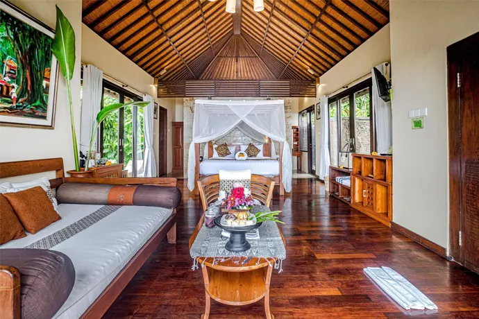 Bedroom One Bedroom Villa with Jacuzzi